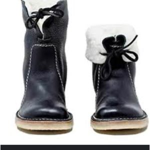 Black, soft leather boots. So adorable with everything! Size 10 NEVER WORN!